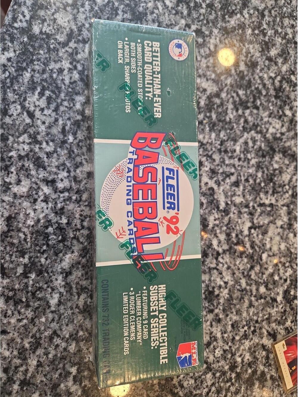 Fleer 1992 Baseball Cards Factory Sealed Complete Box Set of 732 Trading Cards